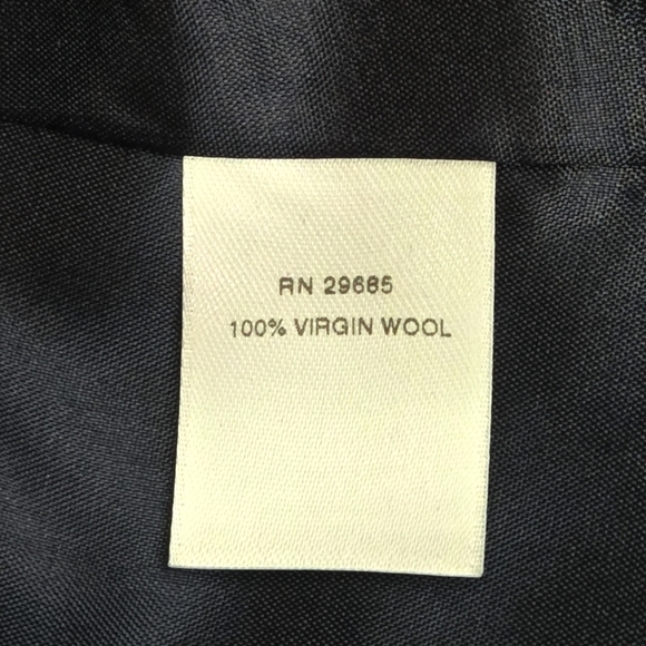 Pendleton Petite Navy Plaid Virgin Wool Skirt Size 12 - Picture 9 of 9